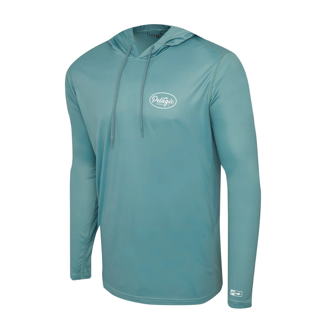 1015262001 Pelagic Vaportek Circled Hooded Fishing Shirt - North Atlantic