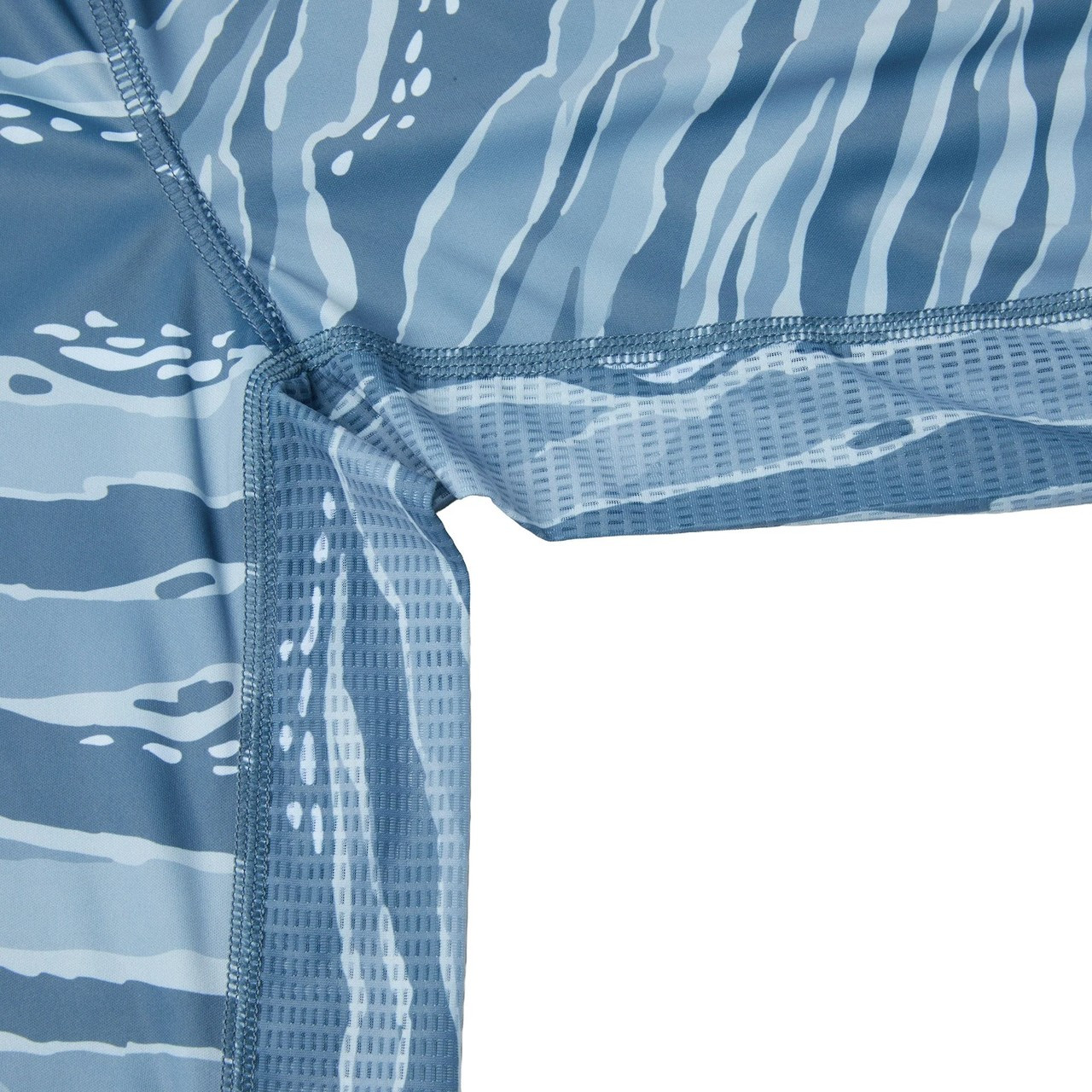 1015262002 Pelagic Vaportek Wahoo Camo Fishing Shirt - Petrol