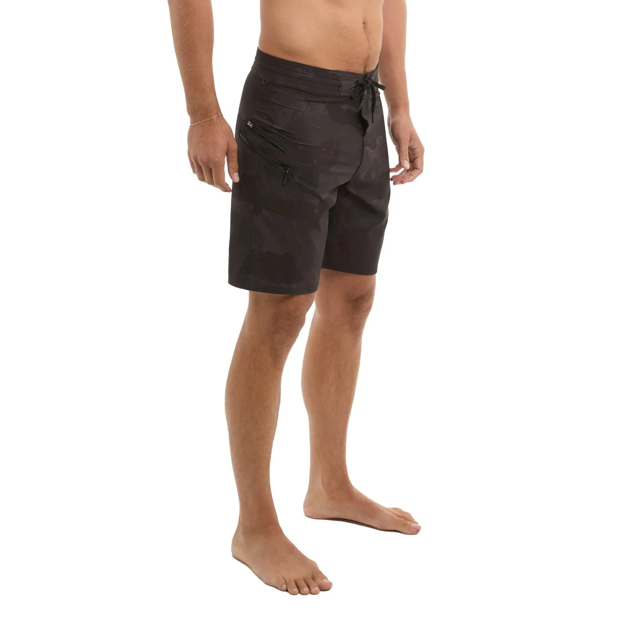 1001251001 Pelagic Strike Brushed Camo 19" Boardshorts - Black