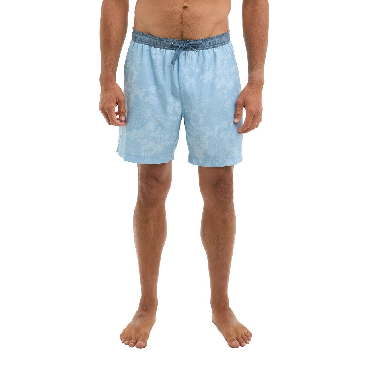 1004261003 Pelagic Leiday Reefer 17" Elastic Waist Lined Shorts  - Light Blue