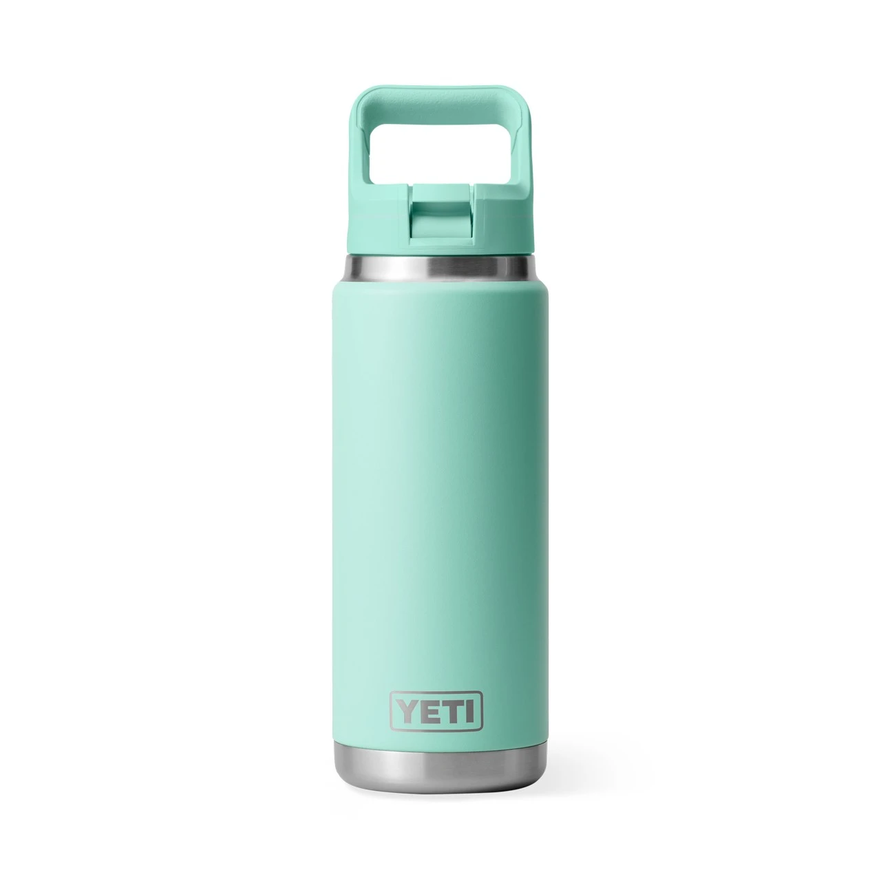 21071504497 Yeti 26oz Water Bottle with Color-Matched Straw Cap Seafoam