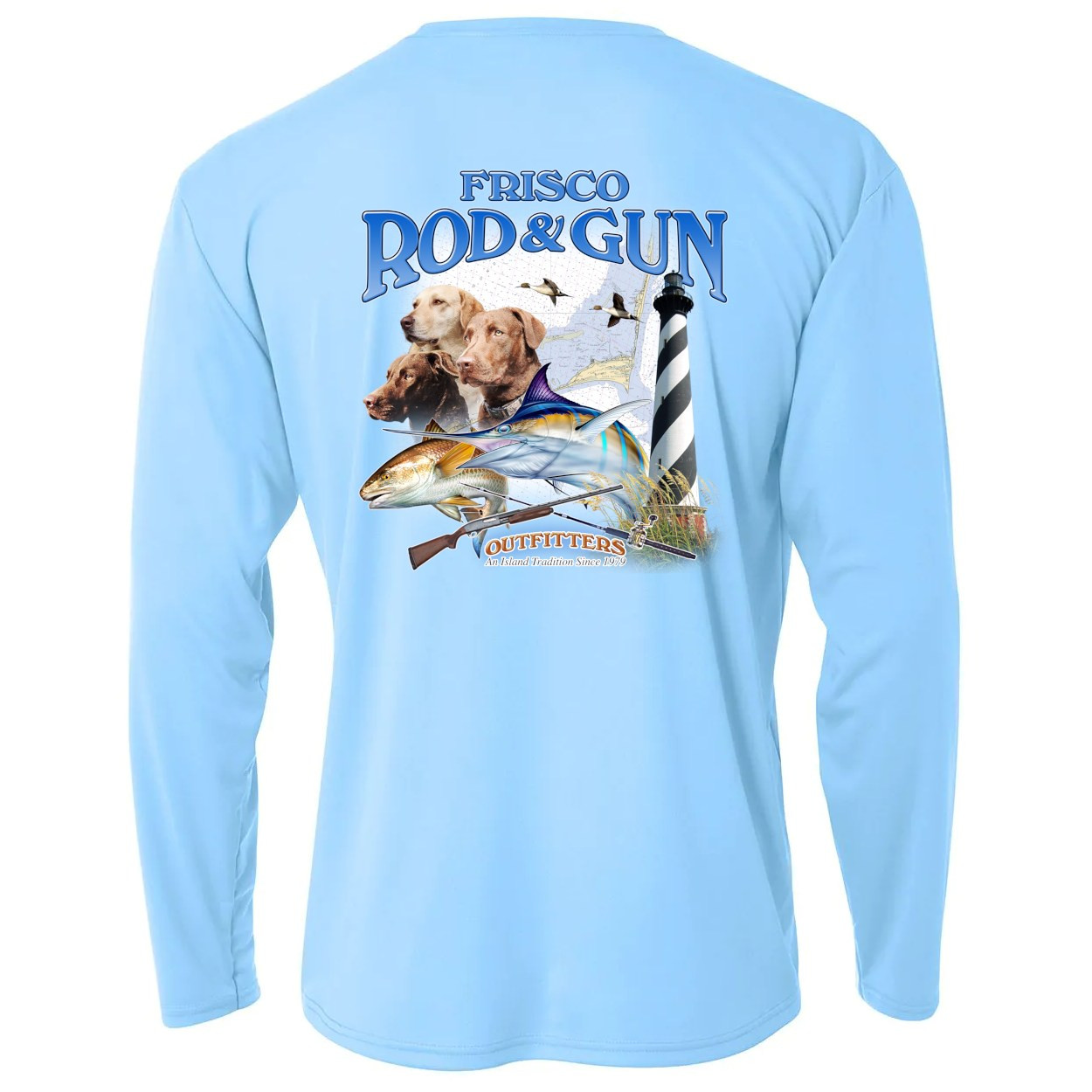 Frisco Rod & Gun 3Dogs Youth Long Sleeve Performance Tee