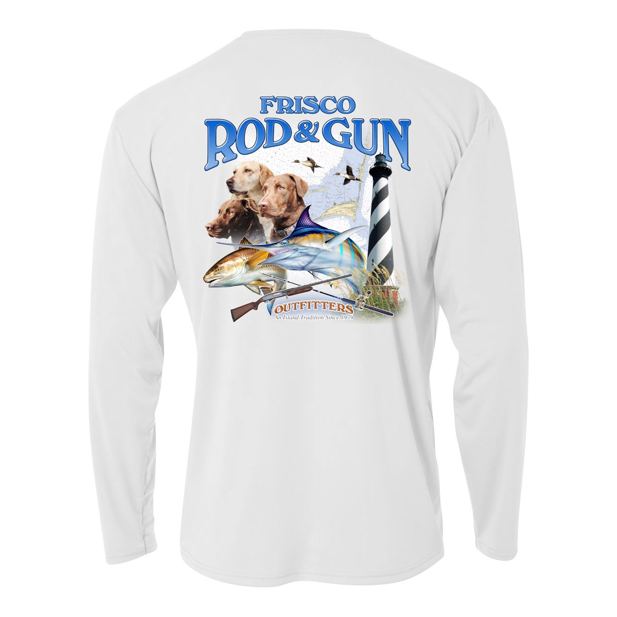 Frisco Rod & Gun 3Dogs Youth Long Sleeve Performance Tee