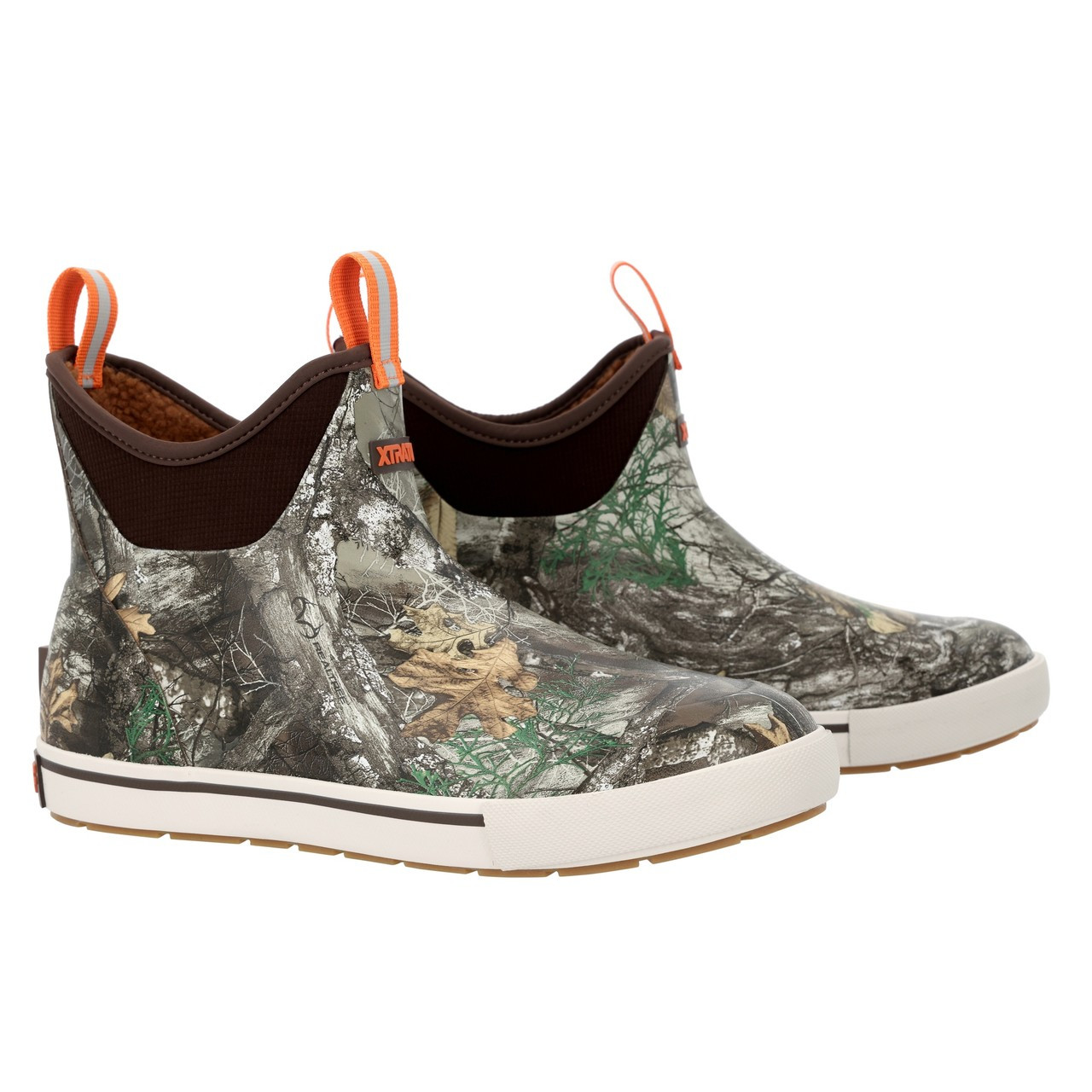 XMADBCRT XTRATUF Camp Fleece Lined 6 Inch Ankle Deck Boot - Realtree Edge