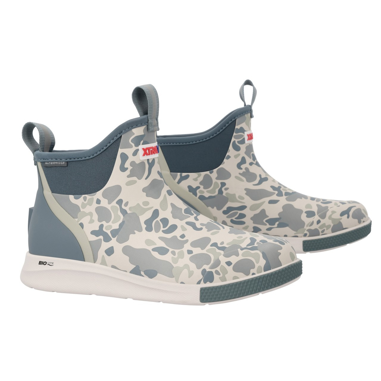 XADSMDC2 6 Inch Ankle Deck Boots Sport - Stormy Duck Camo