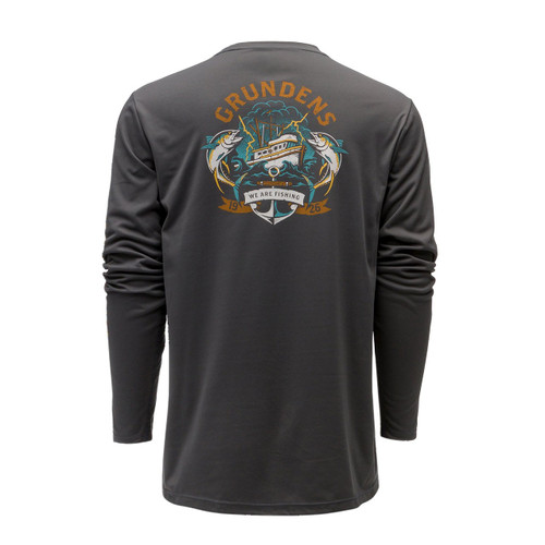 50384 Grundens Tuna Tattoo LS Tech Tee