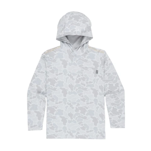 Marsh Wear BWK3001 Youth Buxton Tech Hoodie - Grey Camo