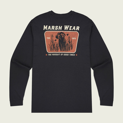 MarshWear MWT2042 Lookout Long Sleeve Tee Black - Back