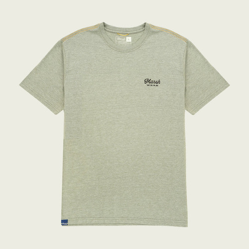 Marsh Wear MWT3082 Paddling Short Sleeve Tee FossilHeather - Front