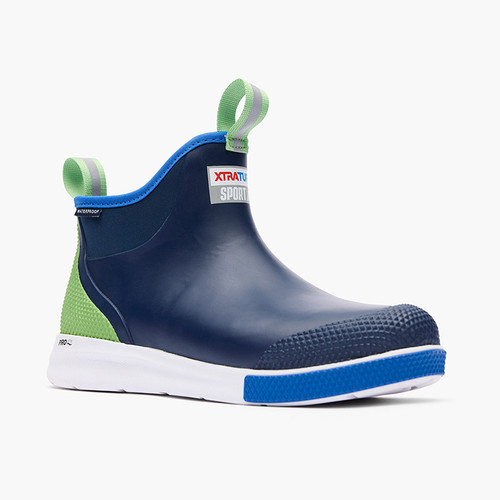 XTRATUF 6 Inch Ankle Deck Boots Sport - Blue