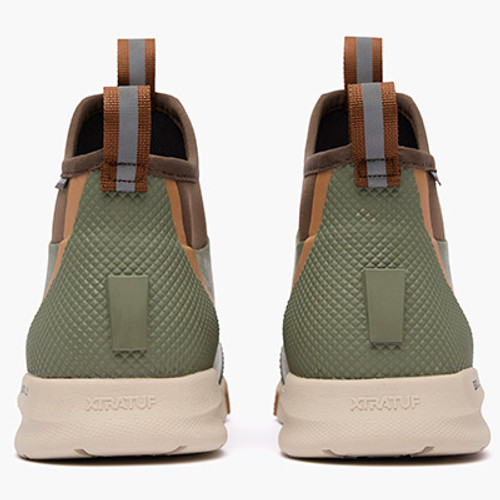 ADSM300 XTRATUF Mens 6 Inch Ankle Deck Boot Sport - Olive