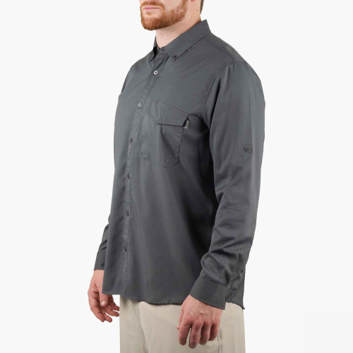M46341 Aftco Palomar LS Vented Fishing Shirt