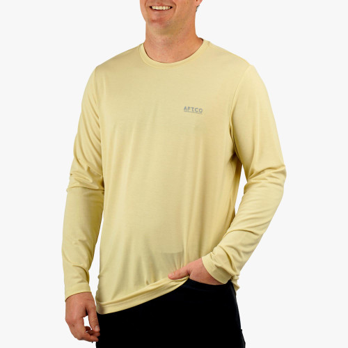 M61228 Aftco Ocean Bound LS Performance Shirt