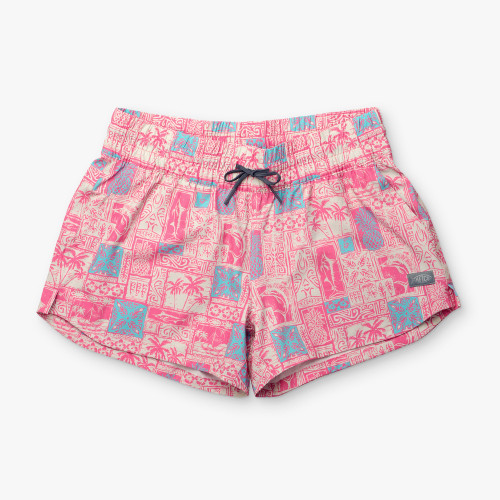 W230 Aftco Womens Printed Strike Shorts