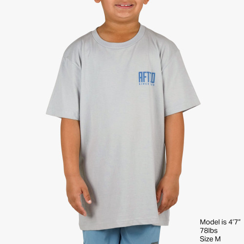 BT6486 Aftco Youth Turnover SS T-Shirt