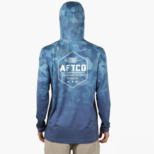 M63196 Aftco OG Camo UVX LS Sun Protection Hoodie