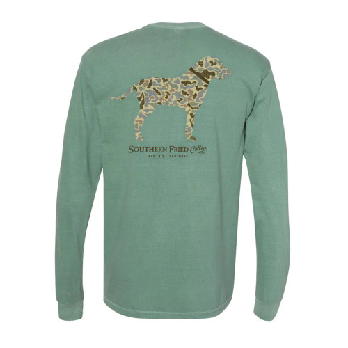 SFM31808 Southern Fried Cotton Old School Hound Long Sleeve Tee