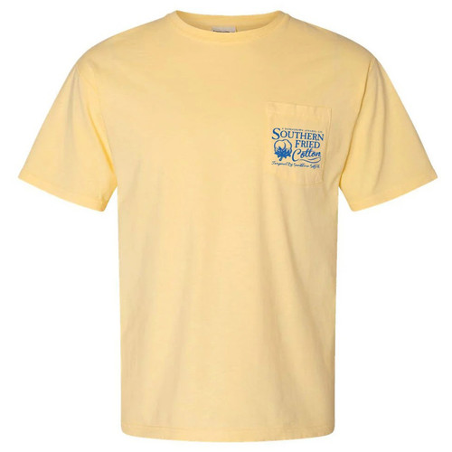 SFM12166 Southern Fried Cotton Shell Splash Short Sleeve Tee