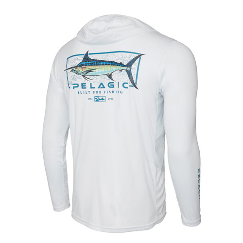 1015233001 Pelagic Vaportek Marlin Minds Hooded Fishing Shirt