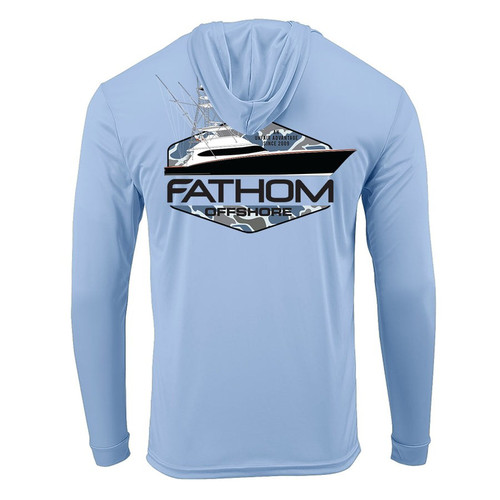 PS31 Fathom Offshore Sporty Camo Hooded Performance Tee