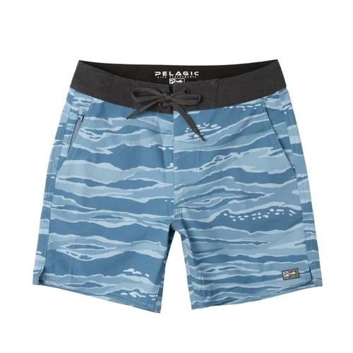 3001261003 Pelagic Youth Ledge Boardshorts Wahoo Camo - Petrol