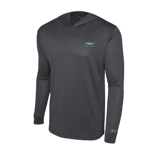 1015253001 Pelagic Aquatek Hooded Goione Fishing Shirt - Marlin