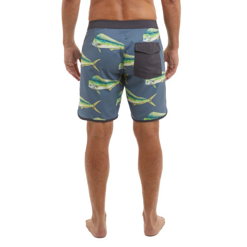1001251002 Pelagic High Spot Goione Mahi 18" Boardshorts - Petrol