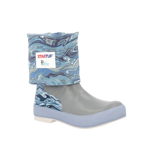 XWL100F XTRATUF Women's Fishe Wear 15" Legacy Boot - Legacy Grey/Fishe Waters