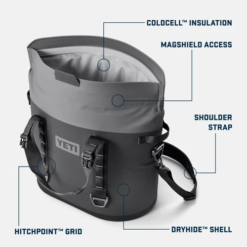 18060131429 Yeti Hopper M30 Tote Soft Cooler Charcoal