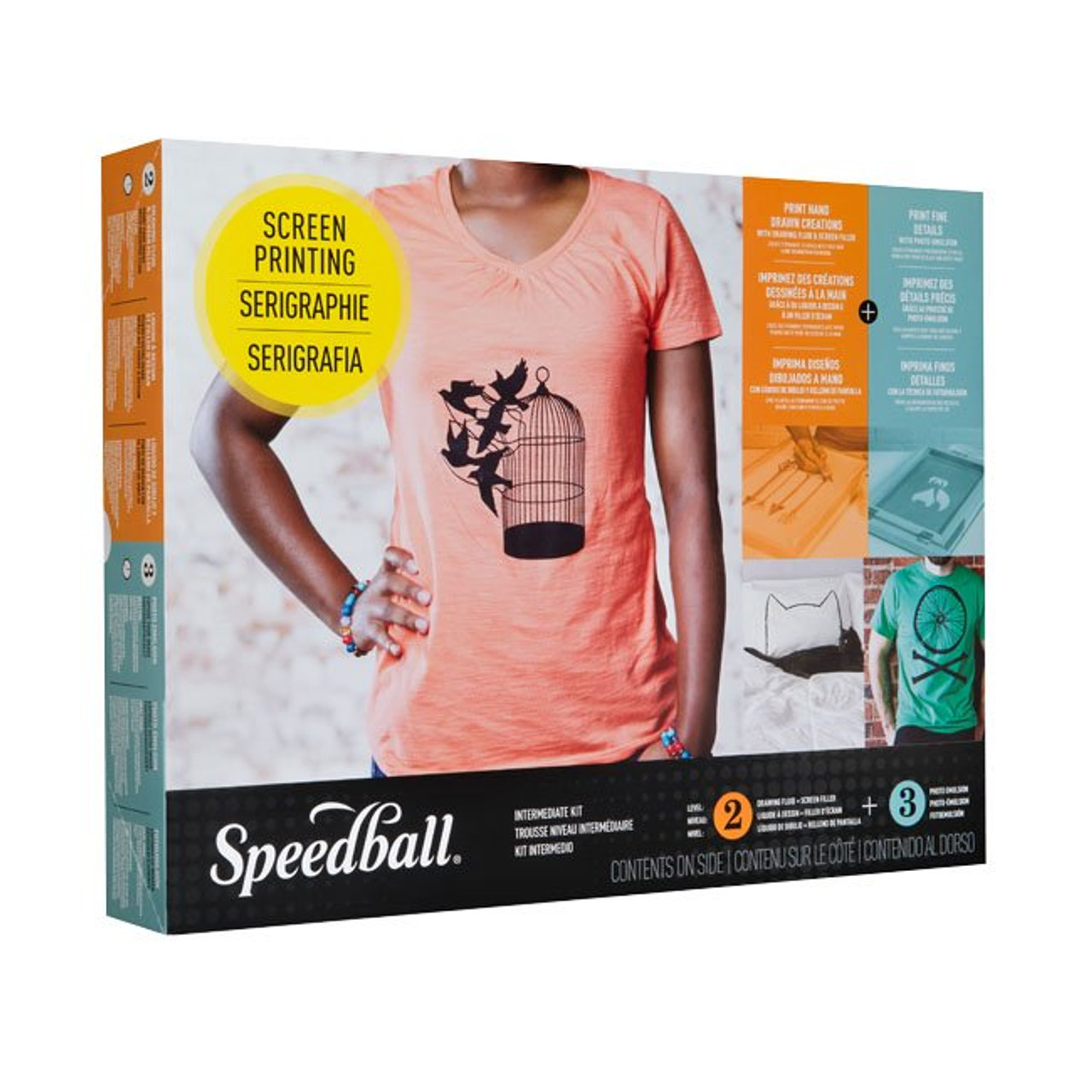 Speedball SUPER VALUE FABRIC SCREEN PRINTING KIT