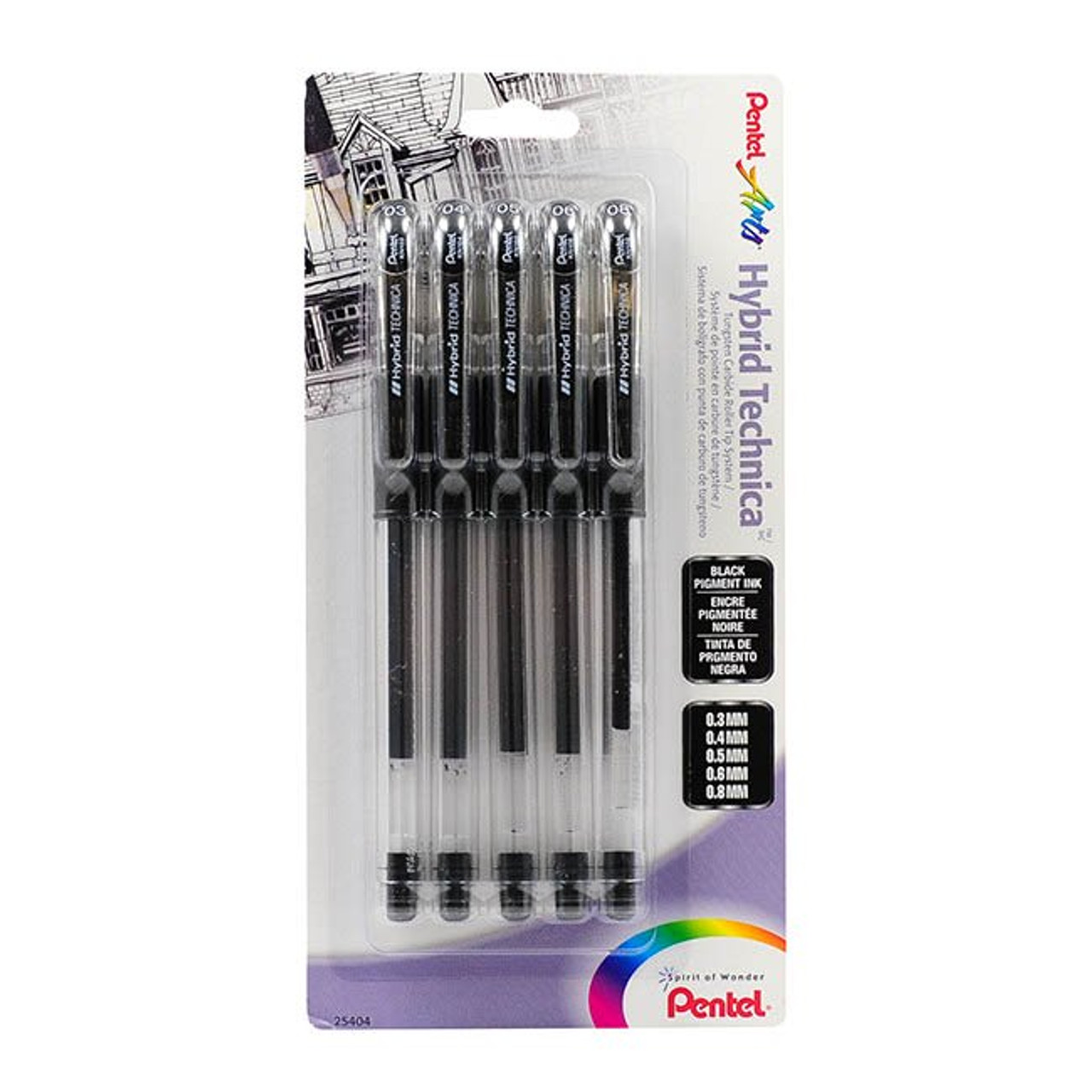 Pentel Fabric Gel Pen, Black
