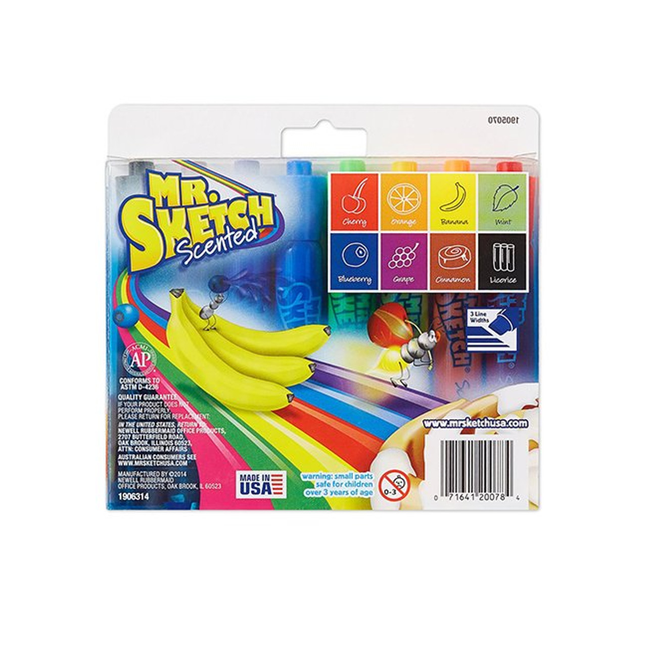 Mr. Sketch Scented Watercolor Markers, 8 Pack