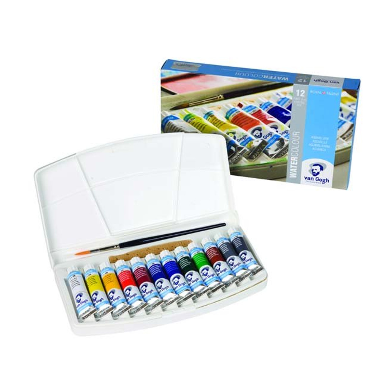 Van Gogh Watercolor 12 Color Painting Box