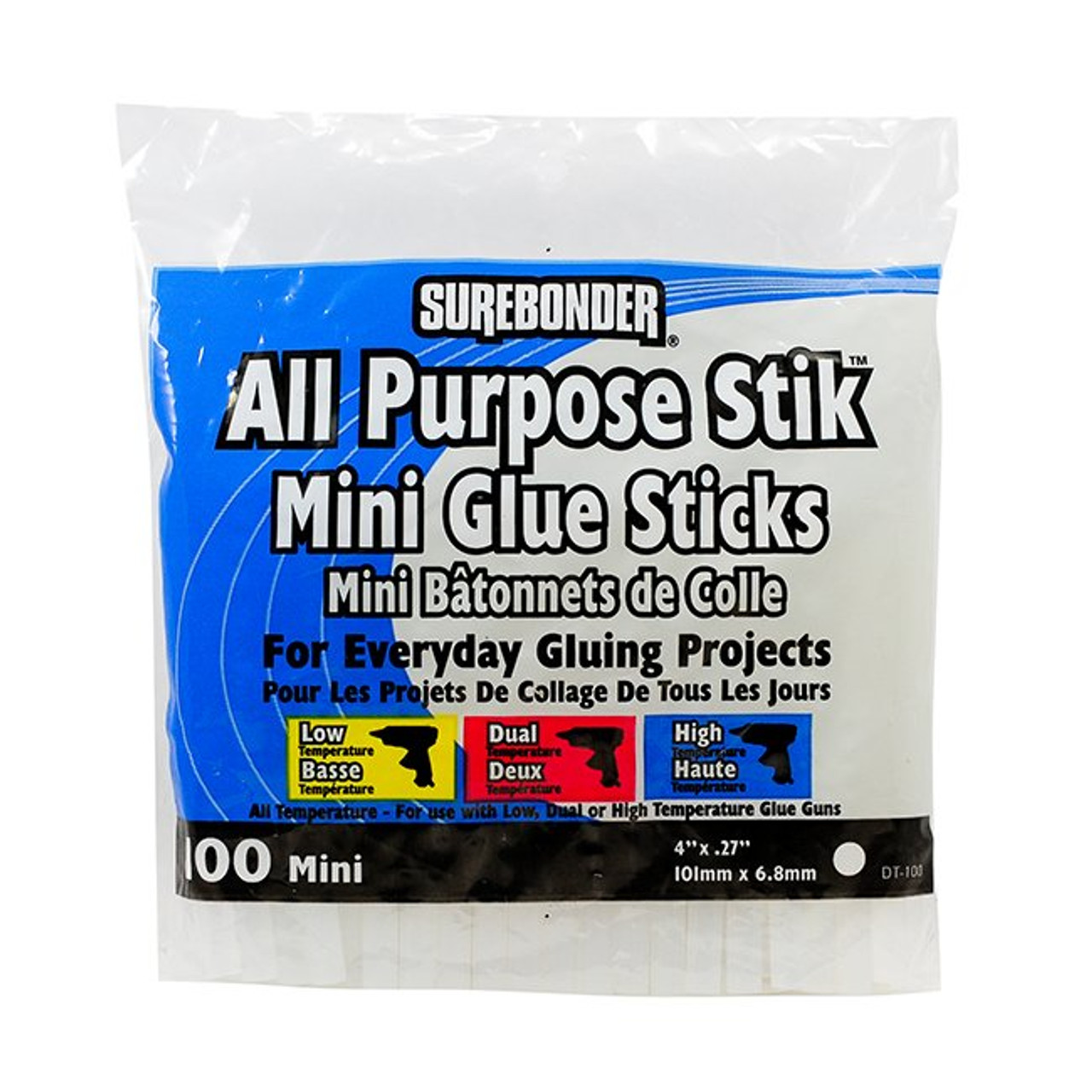 All Purpose Stik Mini Glue Sticks - 4