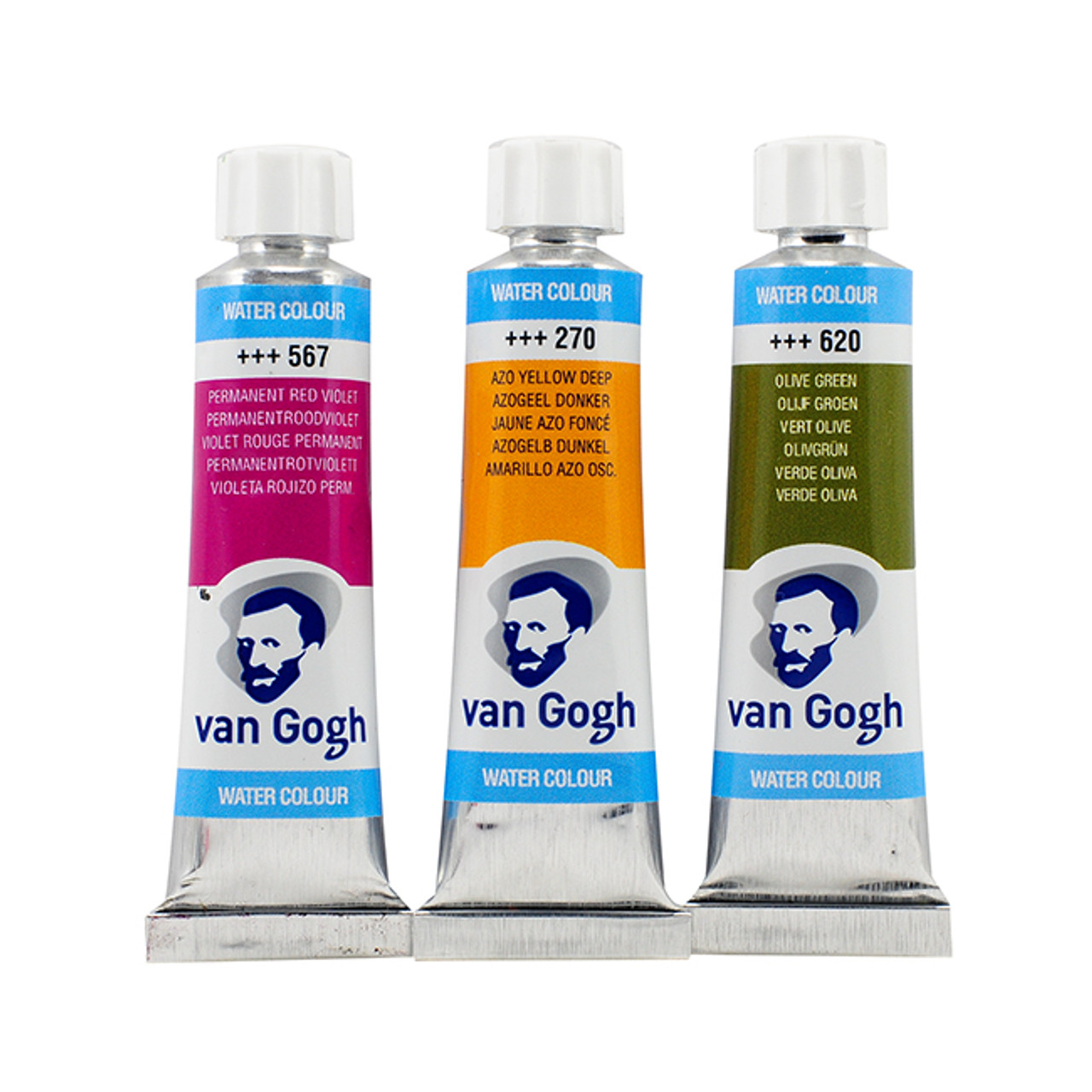 Van Gogh Solid Watercolor Set 12 Color Watercolor Painting Set Acuarelas  Art Supplies,Professional Oil Paint Pigment Set