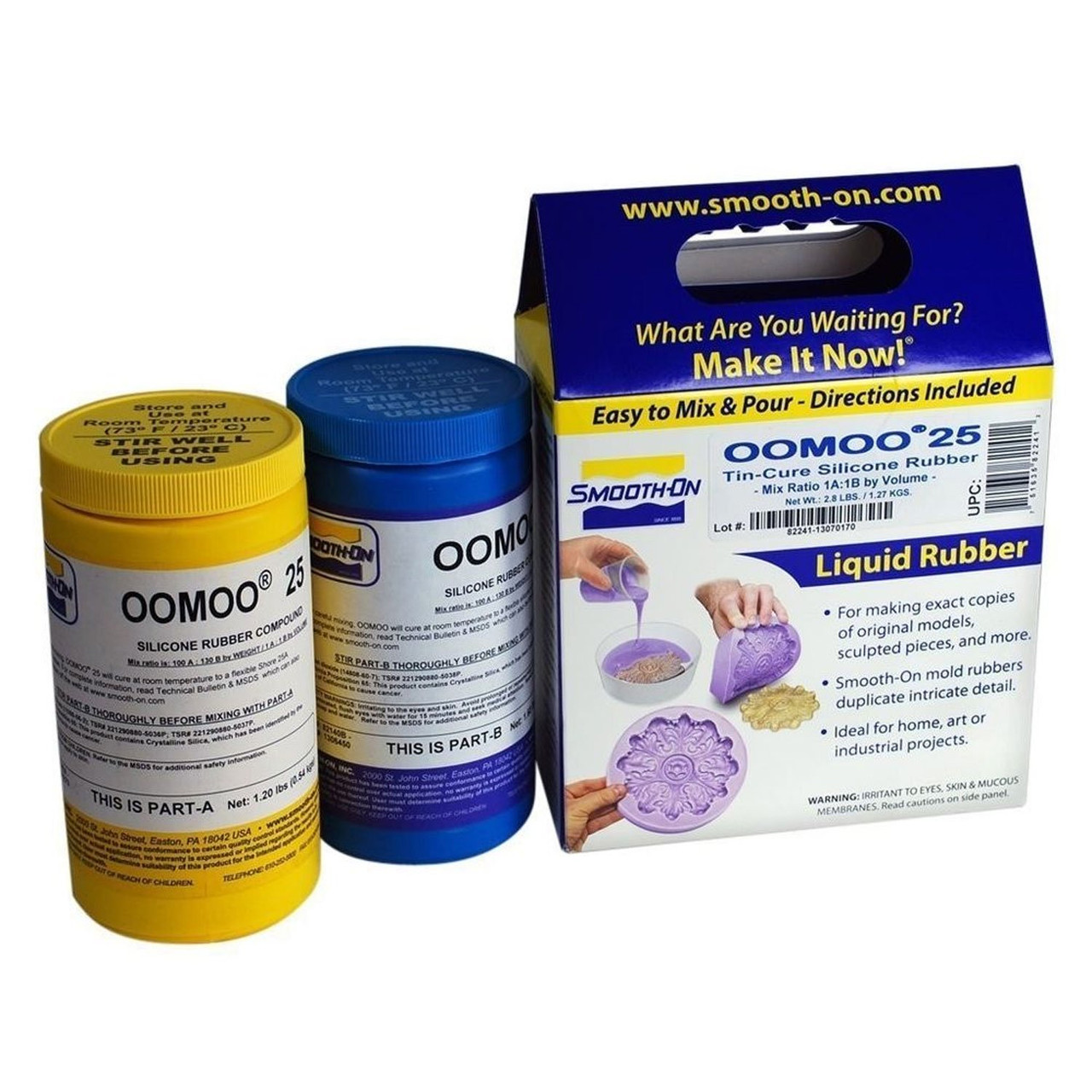 Smooth-On Oomoo Silicone Rubber - OOMOO 25 