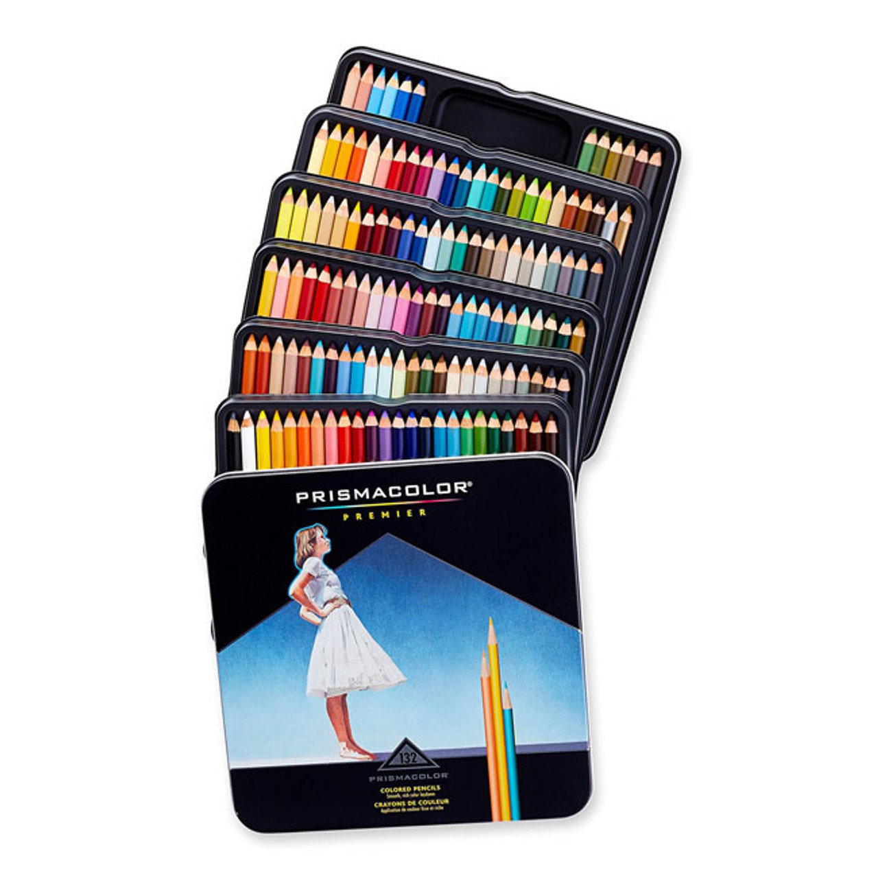 Prismacolor Premier Colored Pencils - 132 Piece Tin - Artist