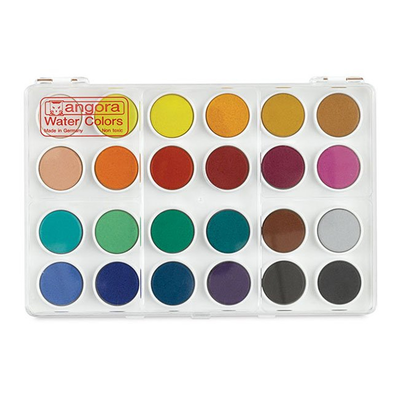 Watercolor Pan Set Angora 24 Color