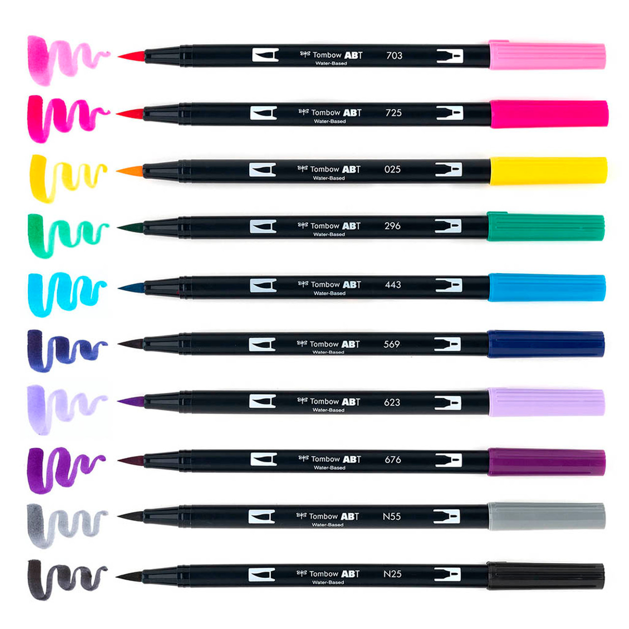 6ct Dual Brush Pen Art Markers Galaxy Palette - Tombow : Target