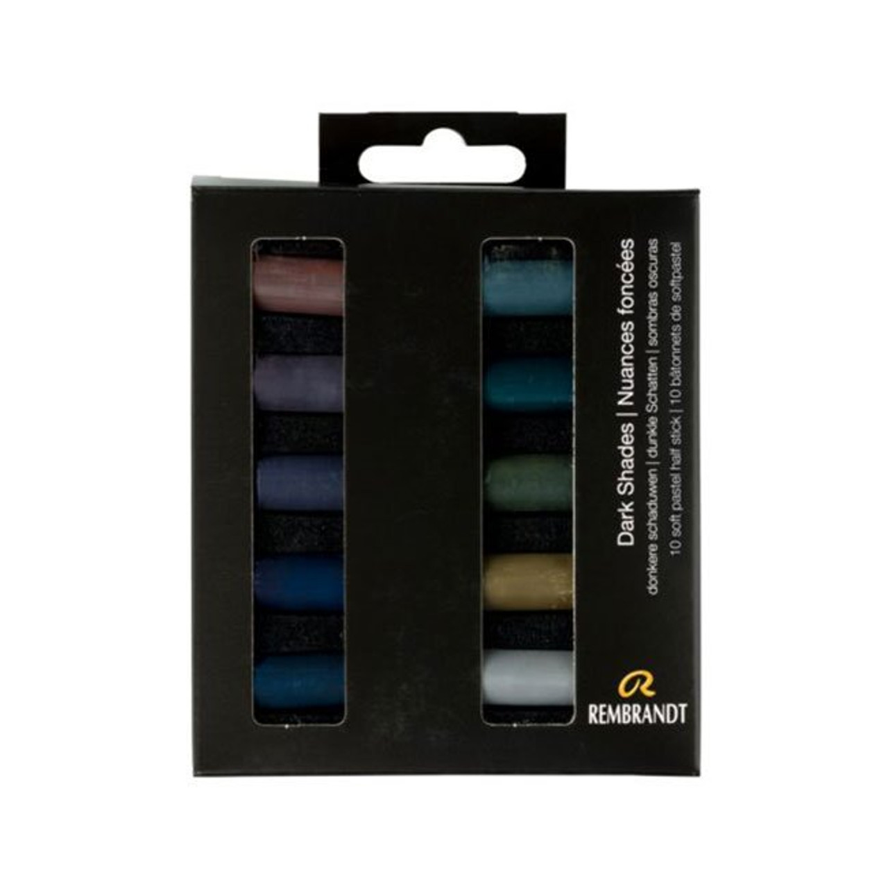 Rembrandt Soft Pastel 10 Half Stick Set Dark Shades