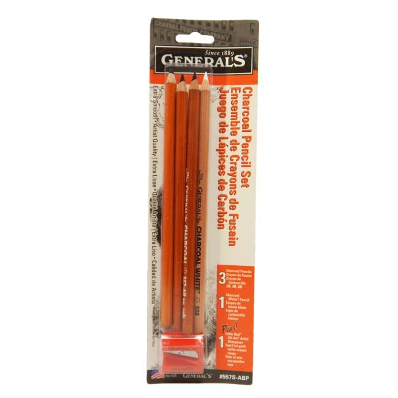 Galart Supplies Charcoal Pencils for Drawing Set with Organizer