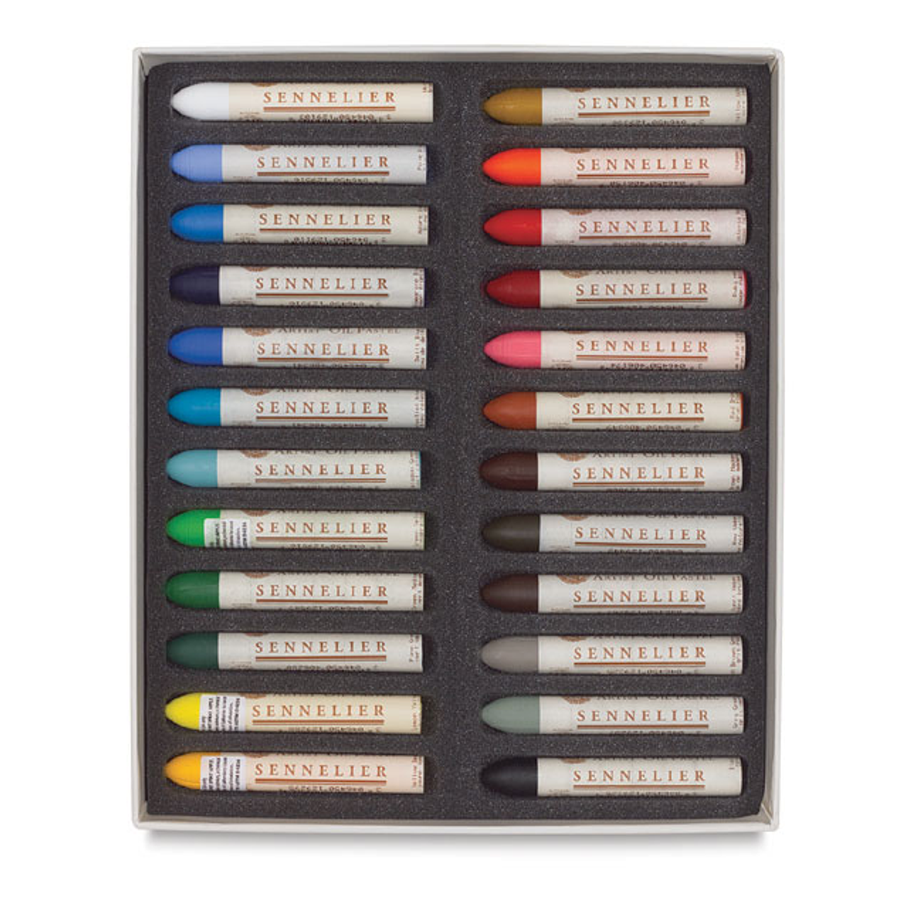 Sennelier Oil Pastels, Set of 24 Artist Colors