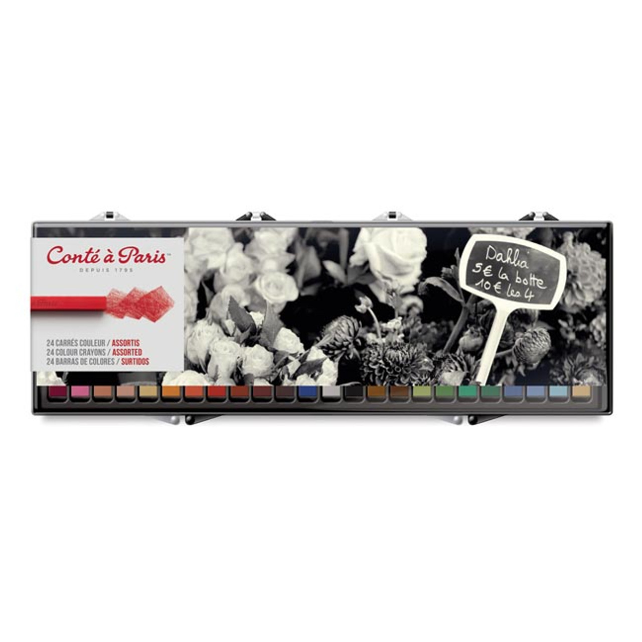 Conte a Paris Set of 24 Assorted Color Conte Crayons - Artist & Craftsman  Supply