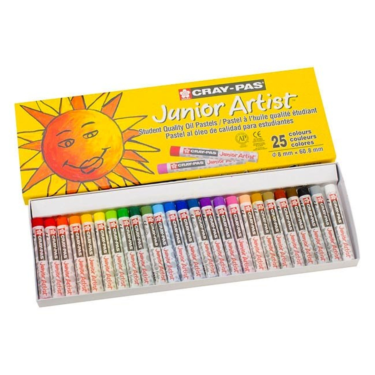 Sakura Craypas Junior Artist Oil Pastels, 25 Colors - Artist & Craftsman  Supply