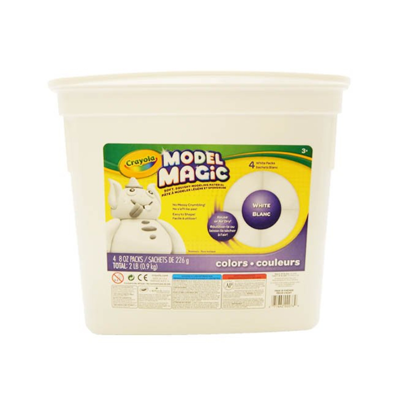 Crayola Model Magic White 2 Pound Bucket - Artist & Craftsman Supply