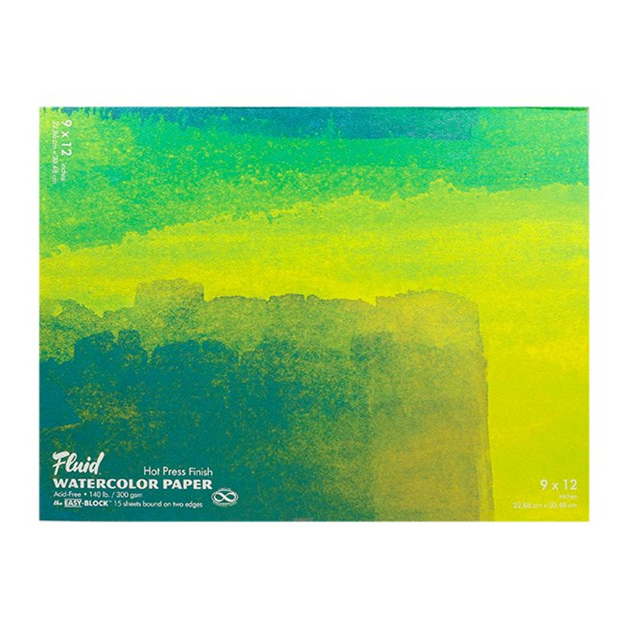 6 Pack: Fluid™ 100 Cold Press Watercolor Paper Block, 140lb.