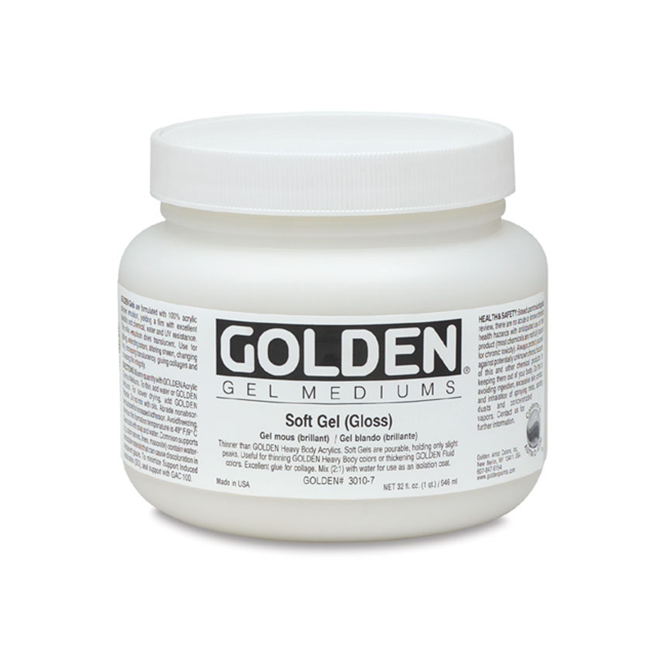 Soft Gel Matte (Golden Acrylic Mediums) – Alabama Art Supply