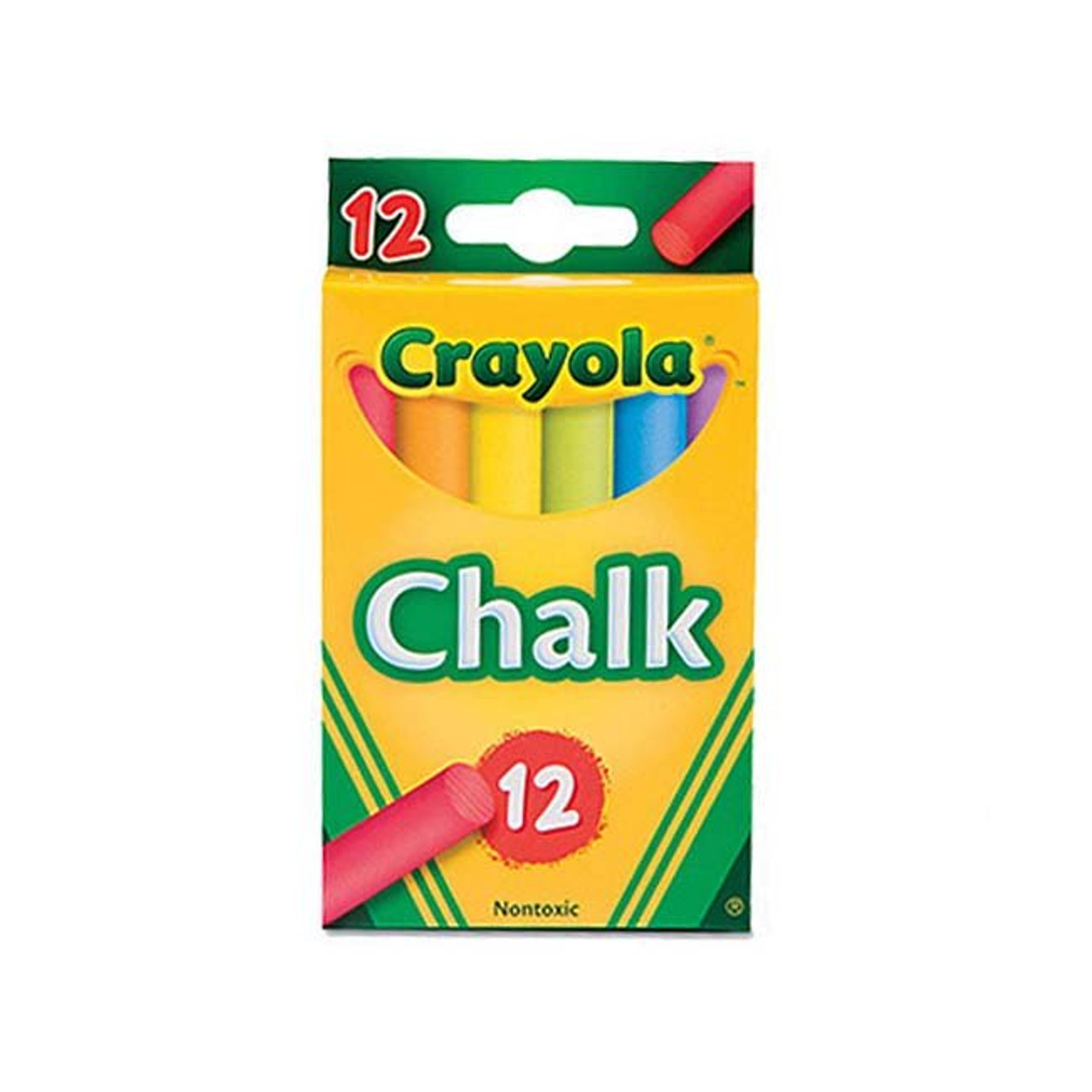 Crayola Multi-Colored Chalk, 12 Pack - Artist & Craftsman Supply