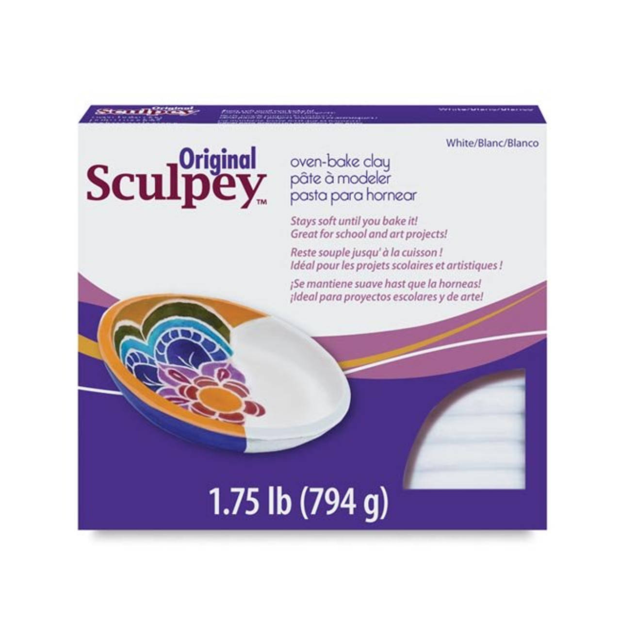 Sculpey Original Oven-Bake White Polymer Clay