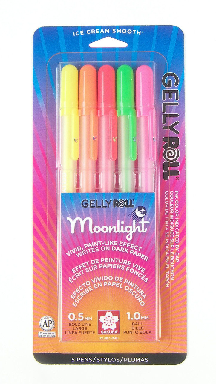 Sakura Gelly Roll Assorted Colors Moonlight Gel Pen Set - Artist